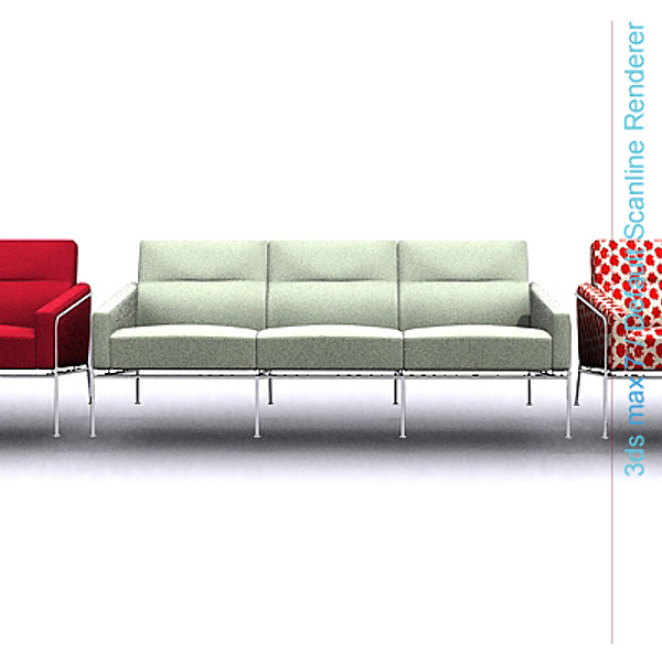 3ds design series 3 - series 3300 3 seater sofa by lajhar
